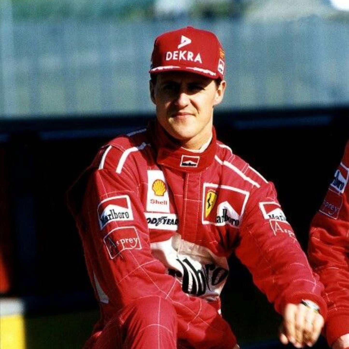 1997 Michael Schumacher Racing Costume Team F1 Ferrari