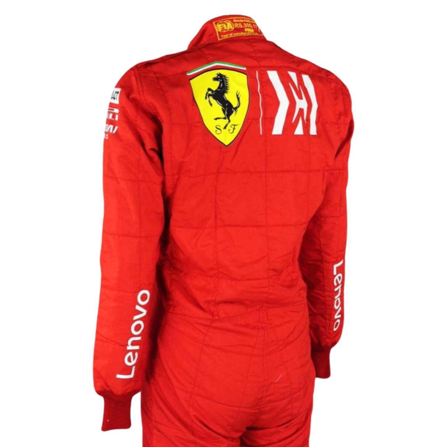 2019 Sebastian Vettel Racing Costume Team F1 Ferrari Brazilian GP