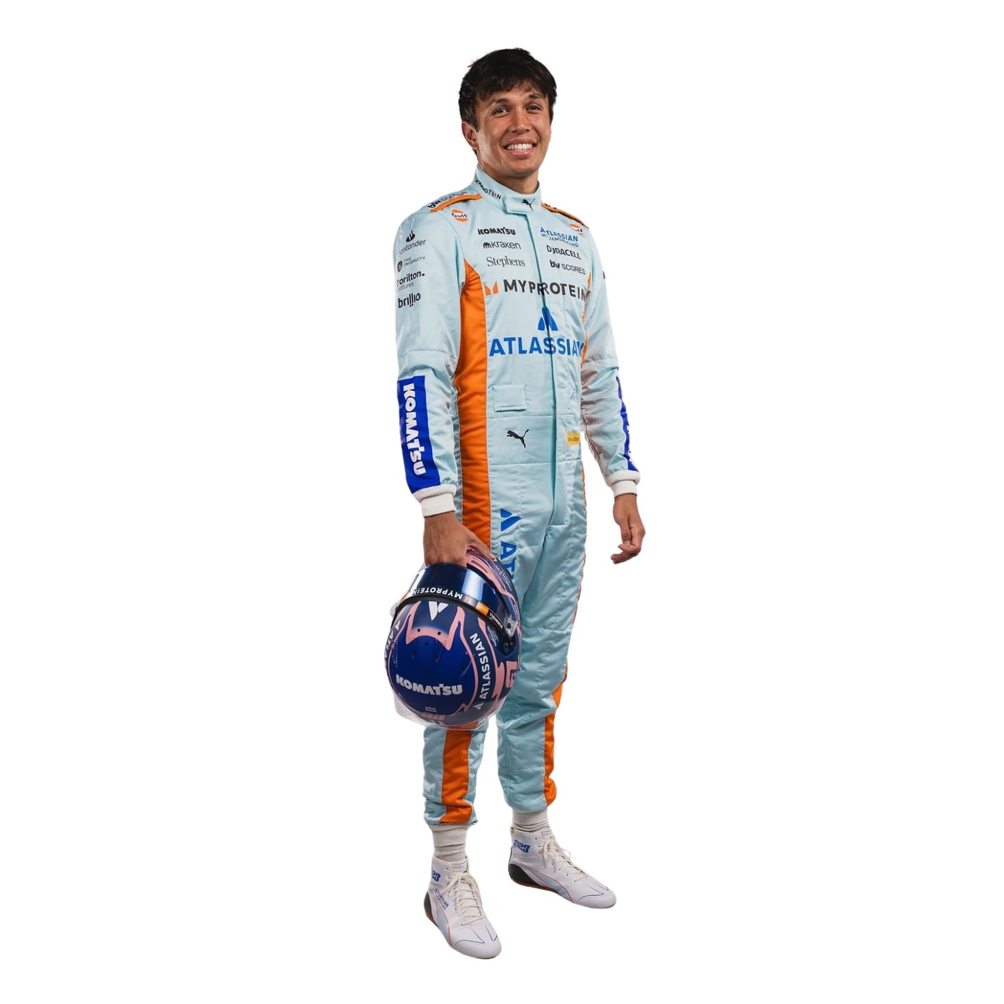 2025 Alexander Albon Racing Costume Team F1 Williams Sao Paul GP