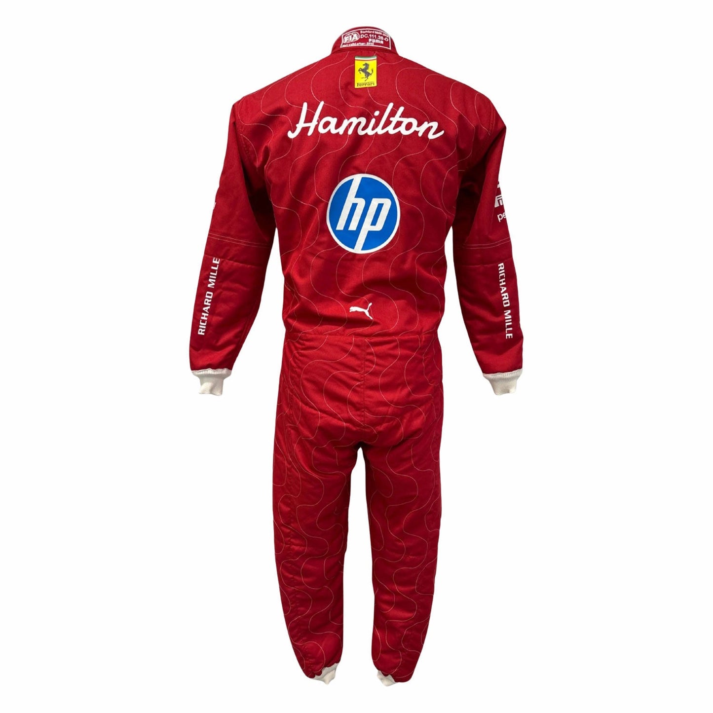 2025 Lewis Hamilton Racing Costume Team F1 Ferrari Monza GP