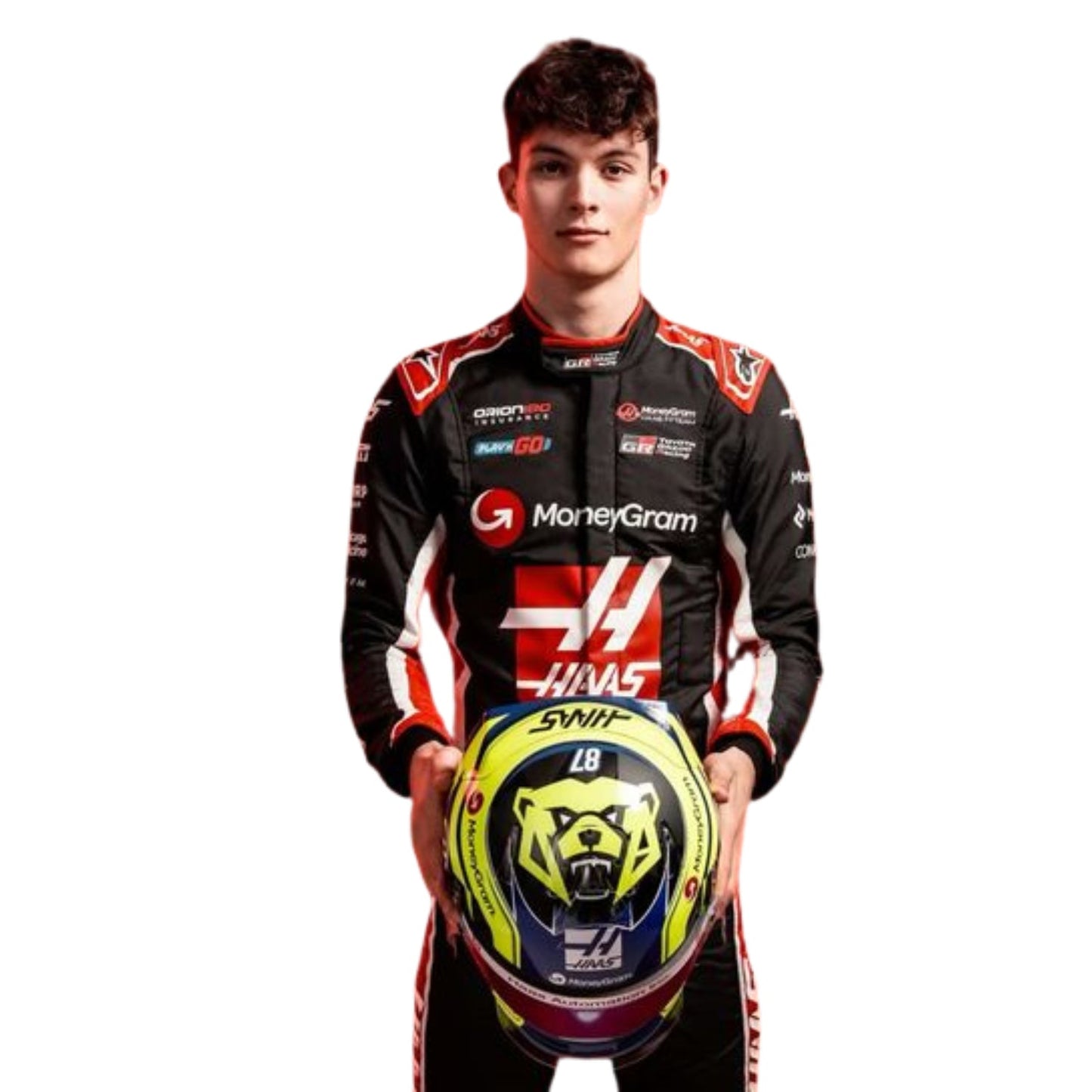 2025 Oliver Bearman Racing Costume Team F1 Haas