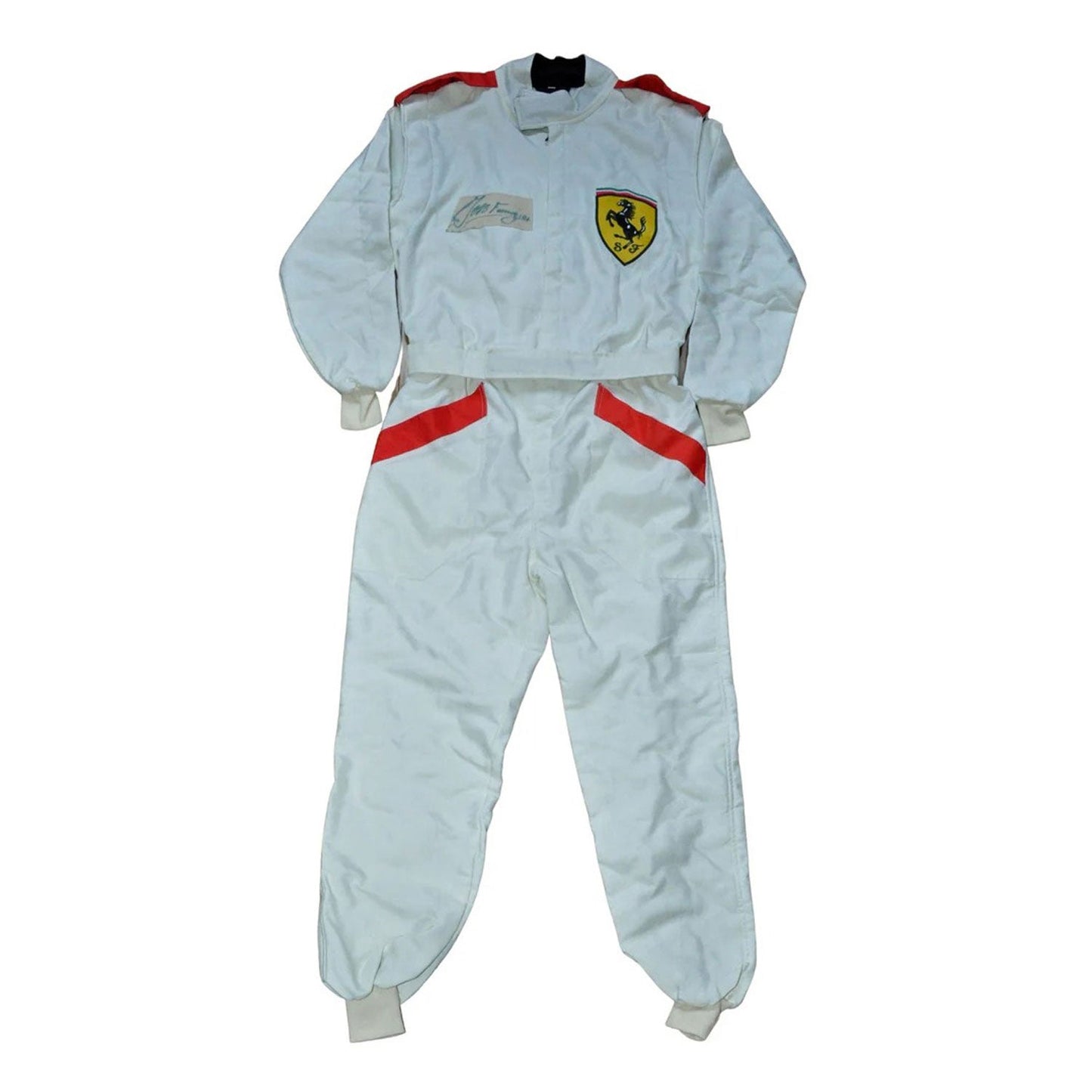 1956 Juan Manuel Fangio Racing Costume Team F1 Ferrari