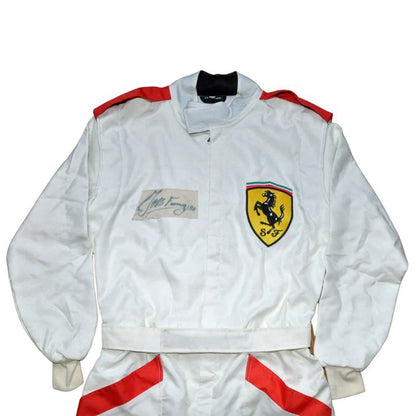 1956 Juan Manuel Fangio Racing Costume Team F1 Ferrari