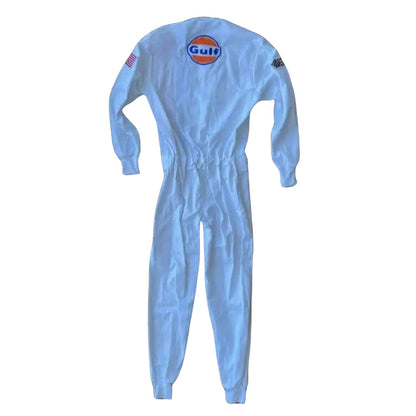 1971 Michael Delaney F1 The LeMans Movie Racing Costume Team Porsche/Gulf (Steve McQueen)