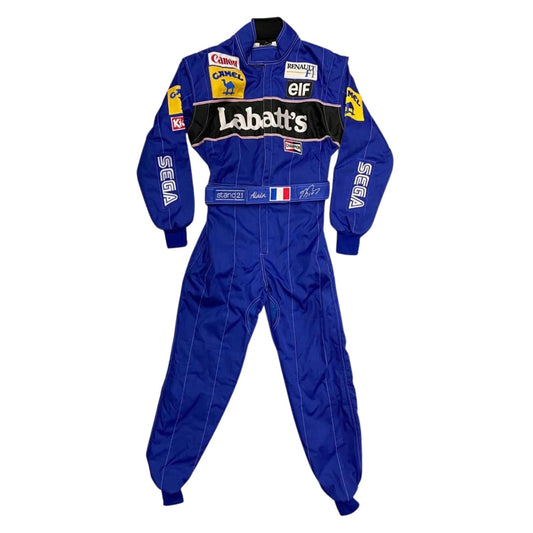 1983 Alain Prost Racing Costume Team F1 Williams-Renault