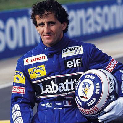 1983 Alain Prost Racing Costume Team F1 Williams-Renault