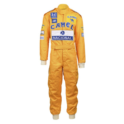 1987 Ayrton Senna Racing Costume Team F1 Lotus
