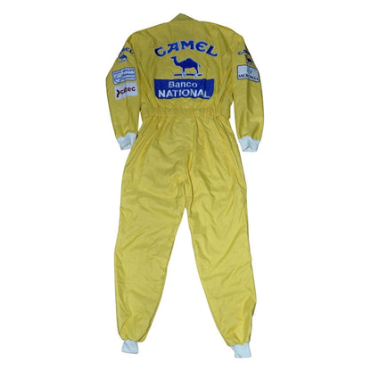 1987 Ayrton Senna Racing Costume Team F1 Lotus