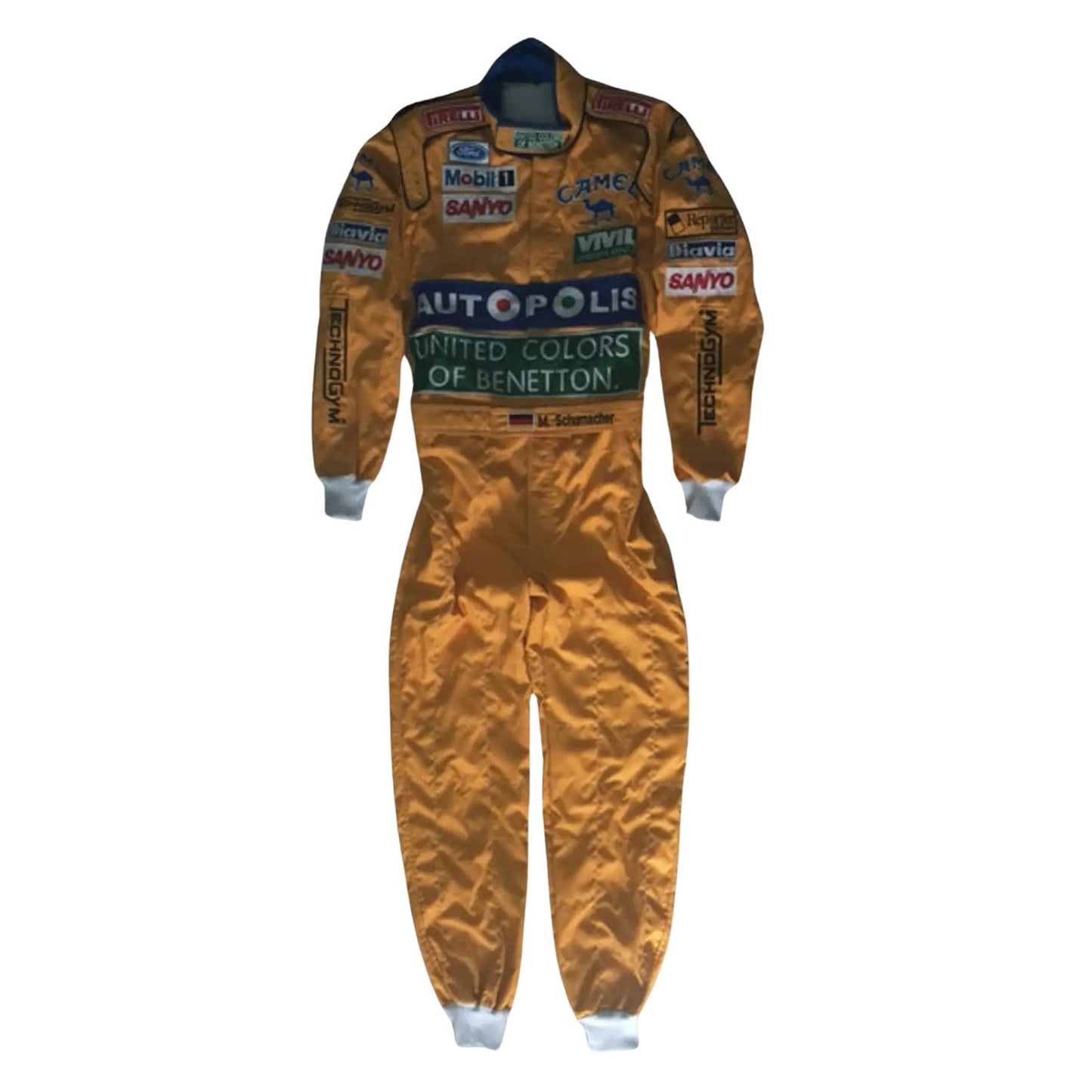 1991 Michael Schumacher Racing Costume Team F1 Benetton Ford