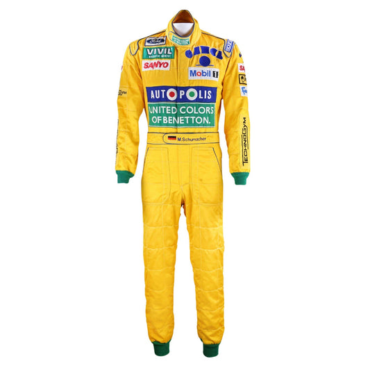 1992 Michael Schumacher Racing Costume Team F1 Benetton Ford