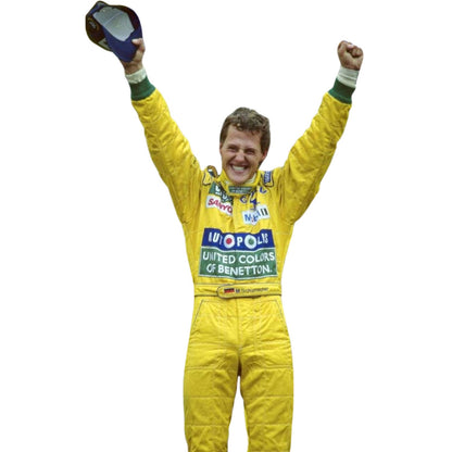 1992 Michael Schumacher Racing Costume Team F1 Benetton Ford