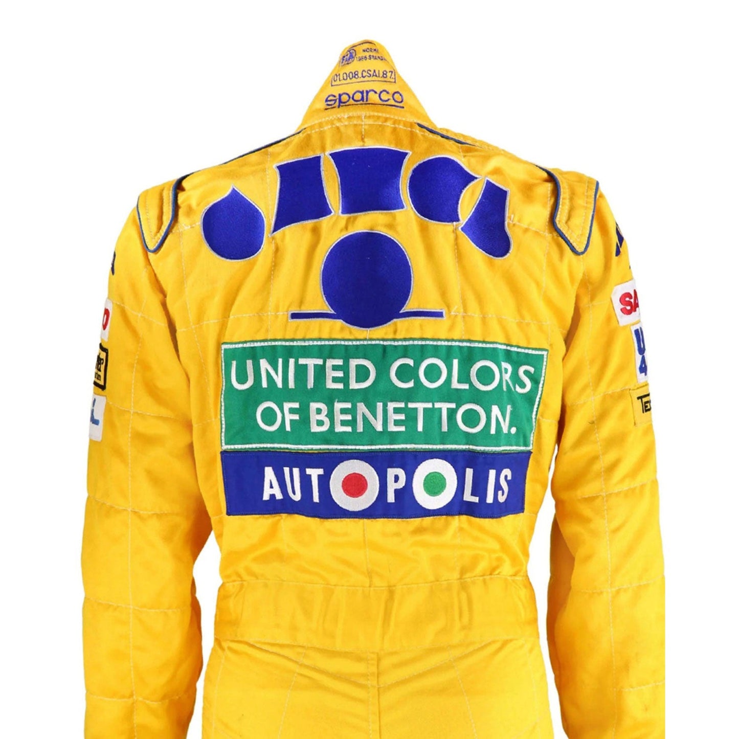 1992 Michael Schumacher Racing Costume Team F1 Benetton Ford