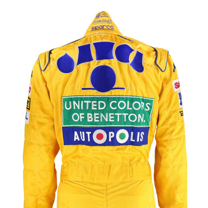 1992 Michael Schumacher Racing Costume Team F1 Benetton Ford
