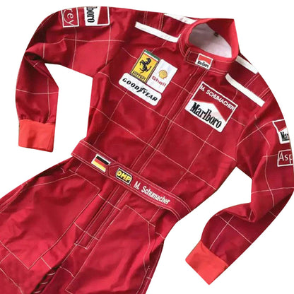 1996 Michael Schumacher Racing Costume Team F1 Ferrari