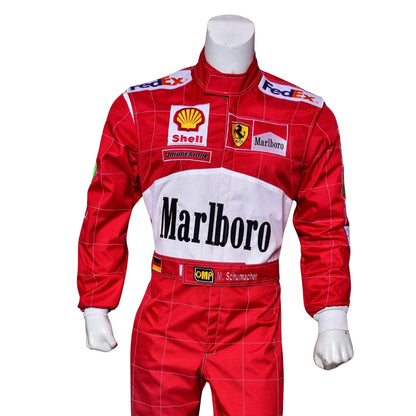 2000 Michael Schumacher Racing Costume Team F1 Ferrari