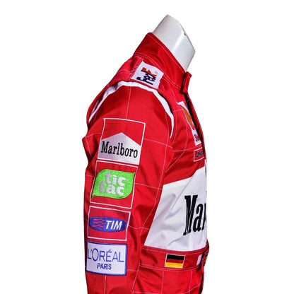 2001 Michael Schumacher Racing Costume Team F1 Ferrari Belgian GP