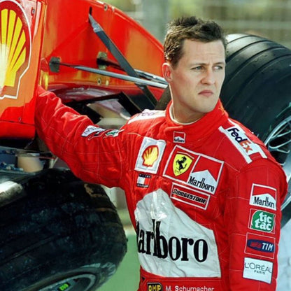 2002 Michael Schumacher Racing Costume Team F1 Ferrari