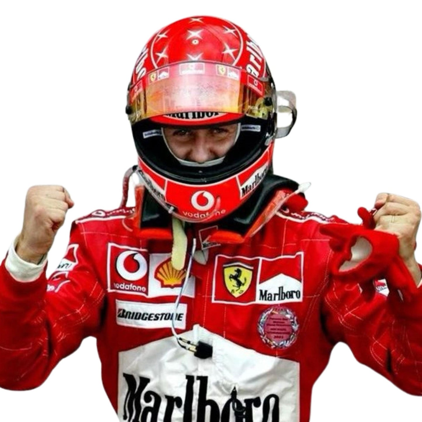 2005 Michael Schumacher Racing Costume Team F1 Ferrari World Champion