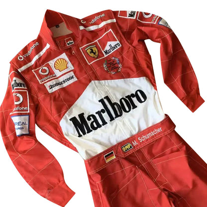 2005 Michael Schumacher Racing Costume Team F1 Ferrari World Champion