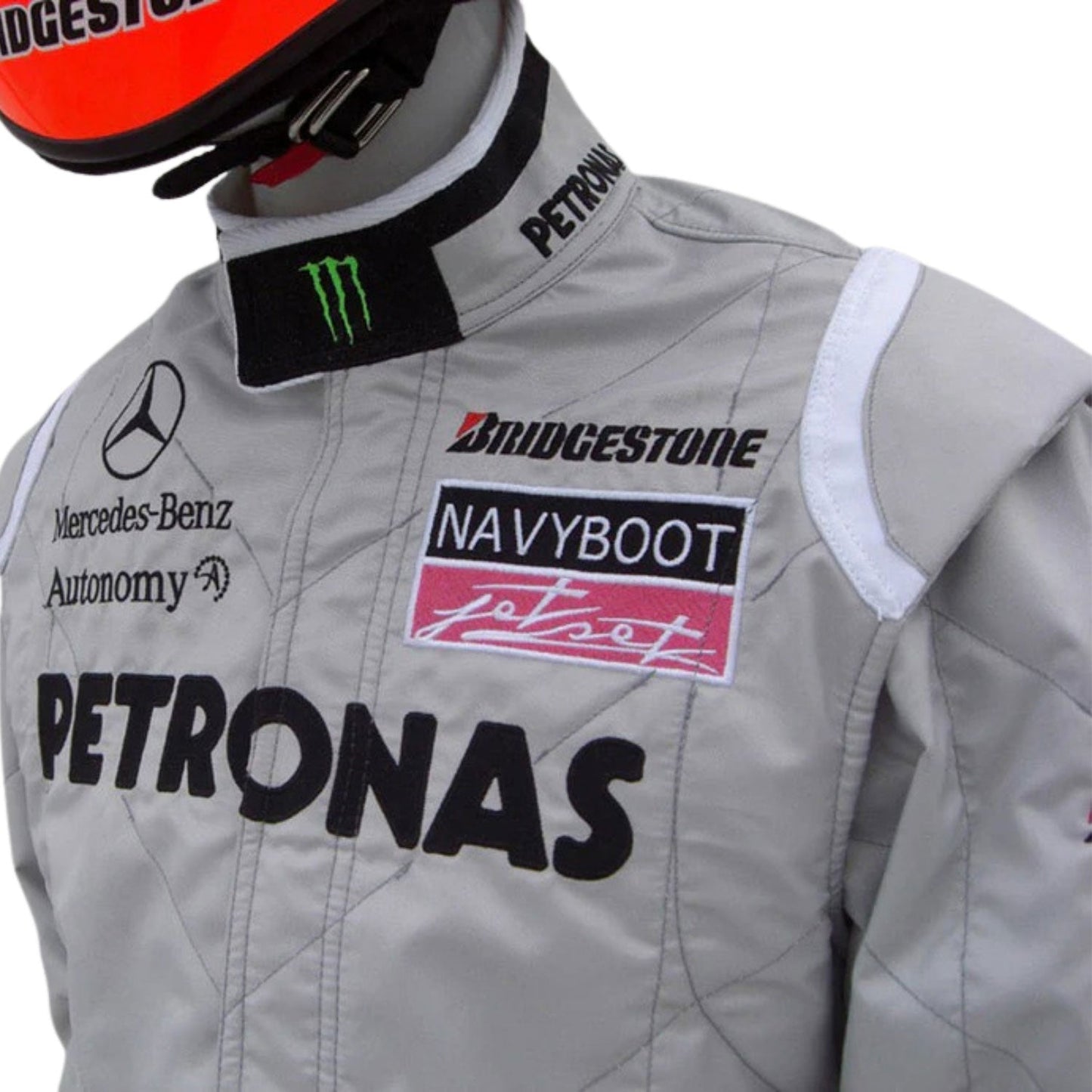 2010 Michael Schumacher Racing Costume Team F1 Mercedes