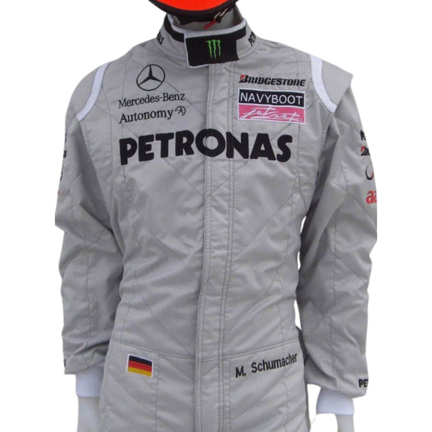 2010 Michael Schumacher Racing Costume Team F1 Mercedes
