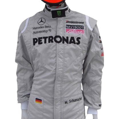 2010 Michael Schumacher Racing Costume Team F1 Mercedes