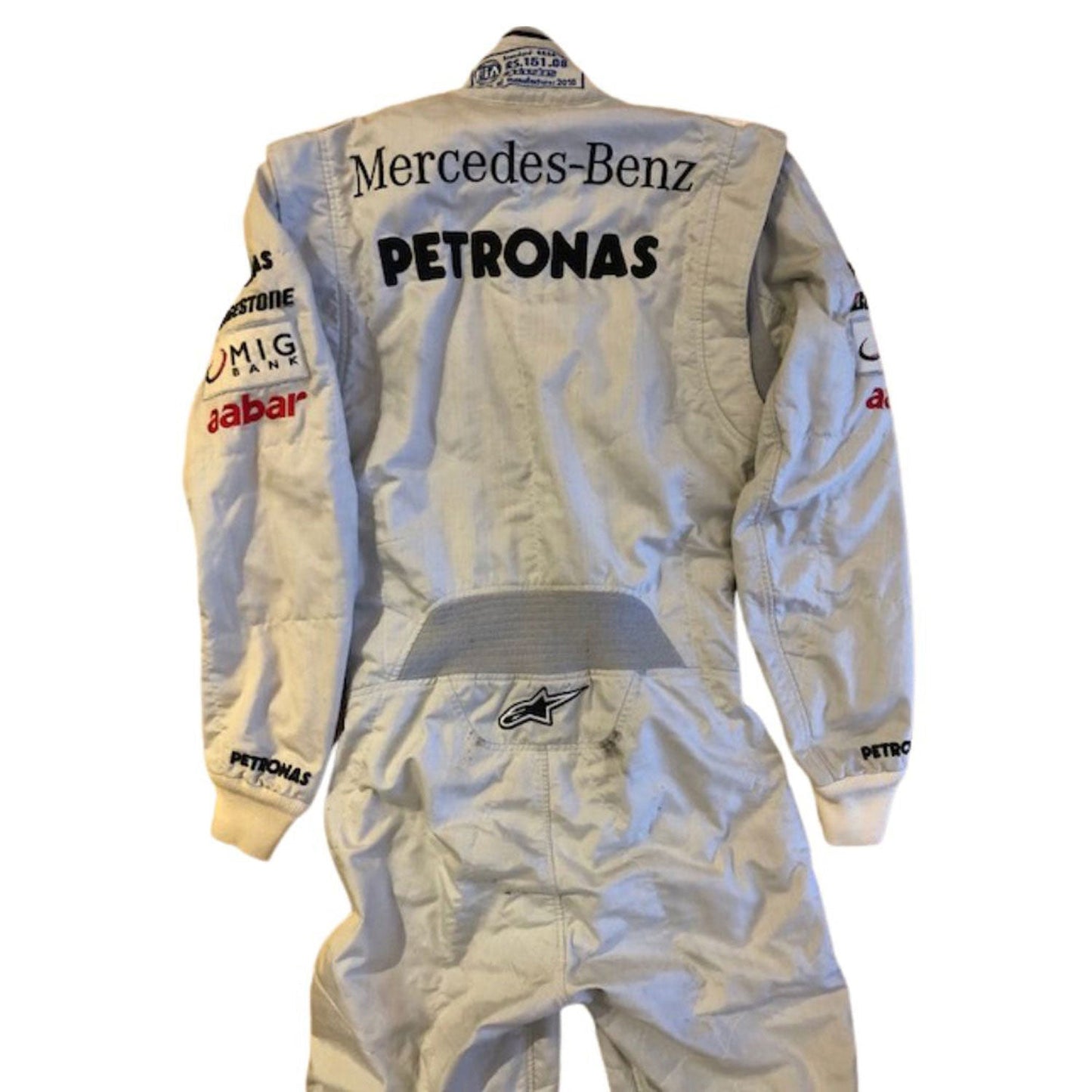 2010 Nico Rosberg Racing Costume Team F1 Mercedes