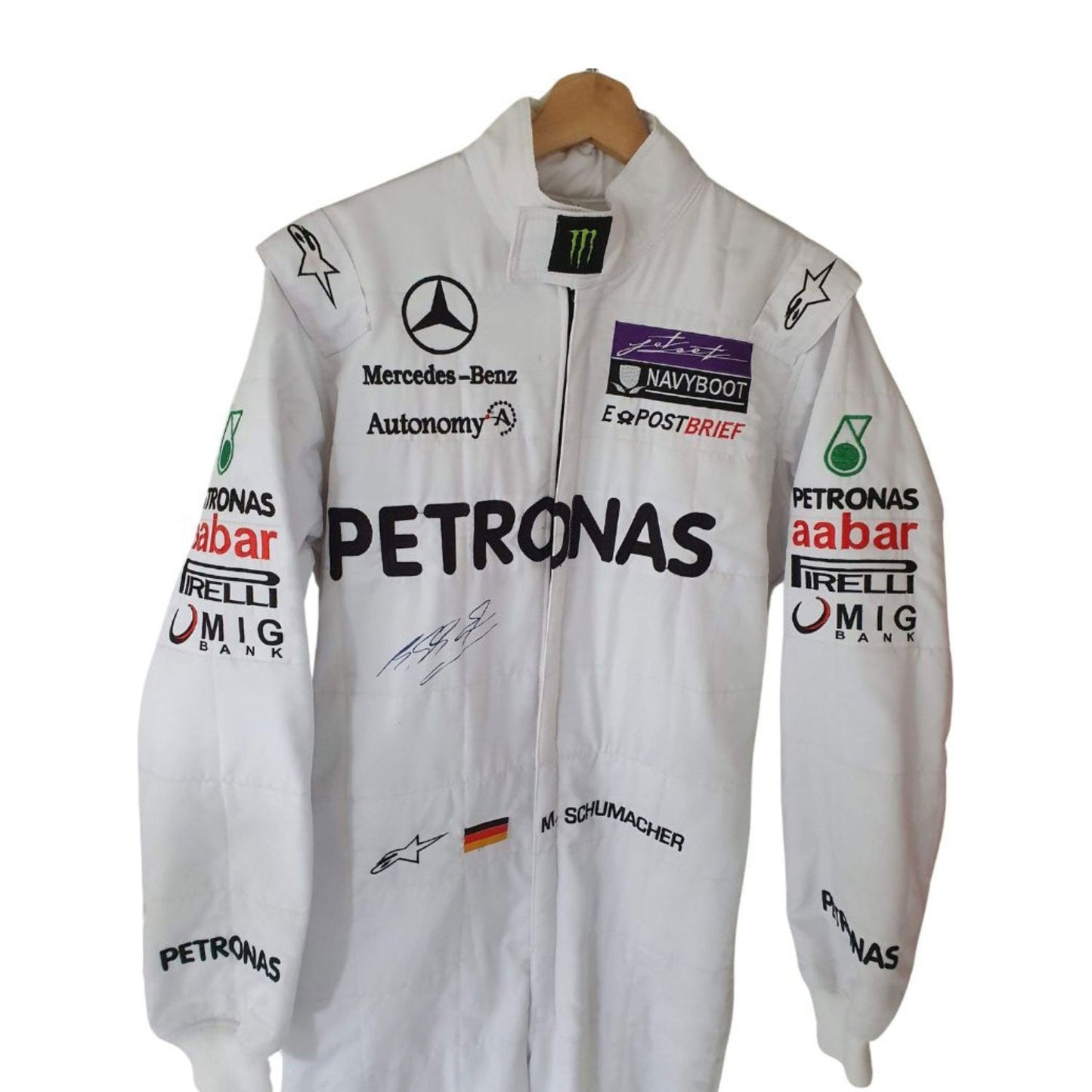 2011 Michael Schumacher Racing Costume Team F1 Mercedes