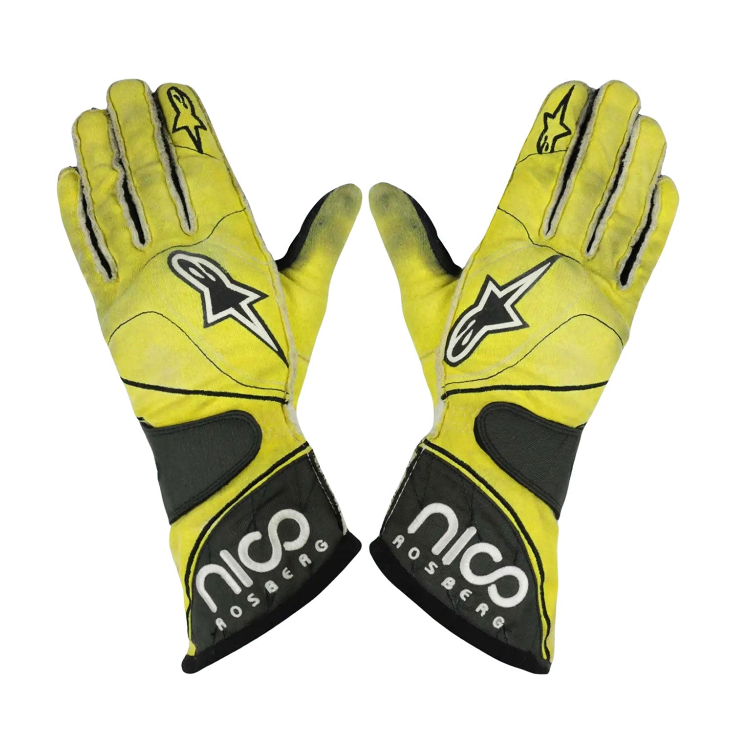 2011 Nico Rosberg Racing Gloves Team F1 Mercedes Kartx Gear