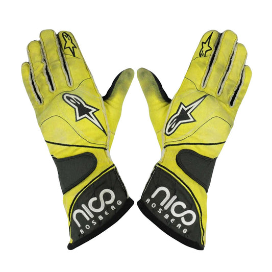 2011 Nico Rosberg Racing Gloves Team F1 Mercedes Kartx Gear