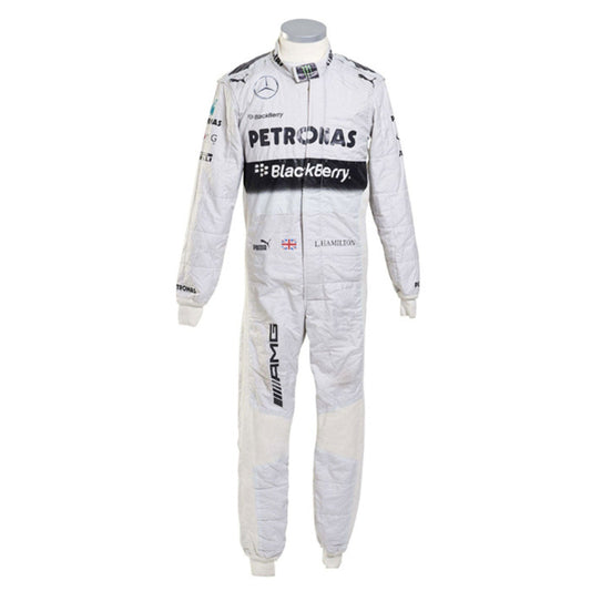 2014 Lewis Hamilton Racing Costume Team F1 Mercedes