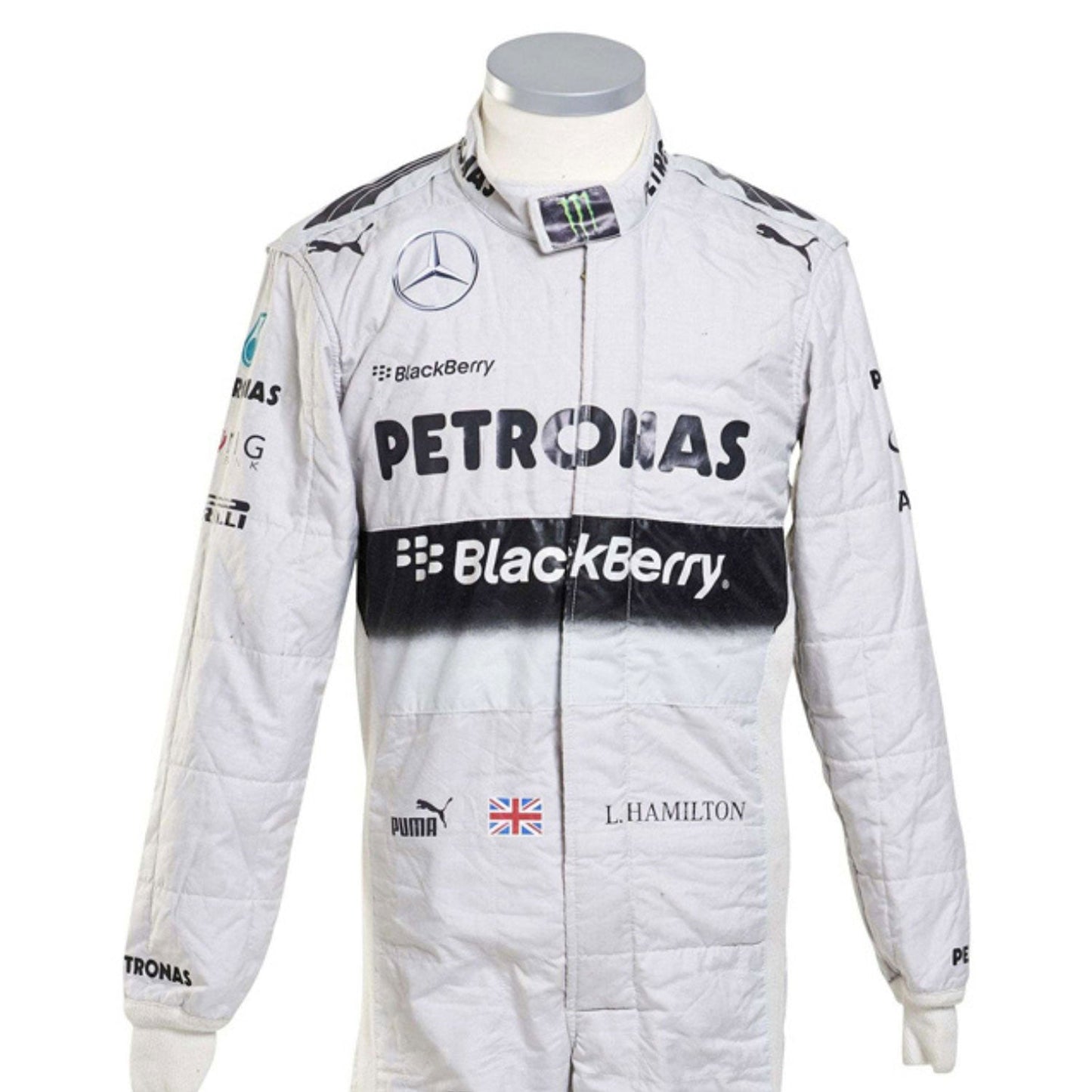 2014 Lewis Hamilton Racing Costume Team F1 Mercedes