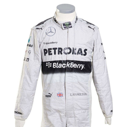 2014 Lewis Hamilton Racing Costume Team F1 Mercedes