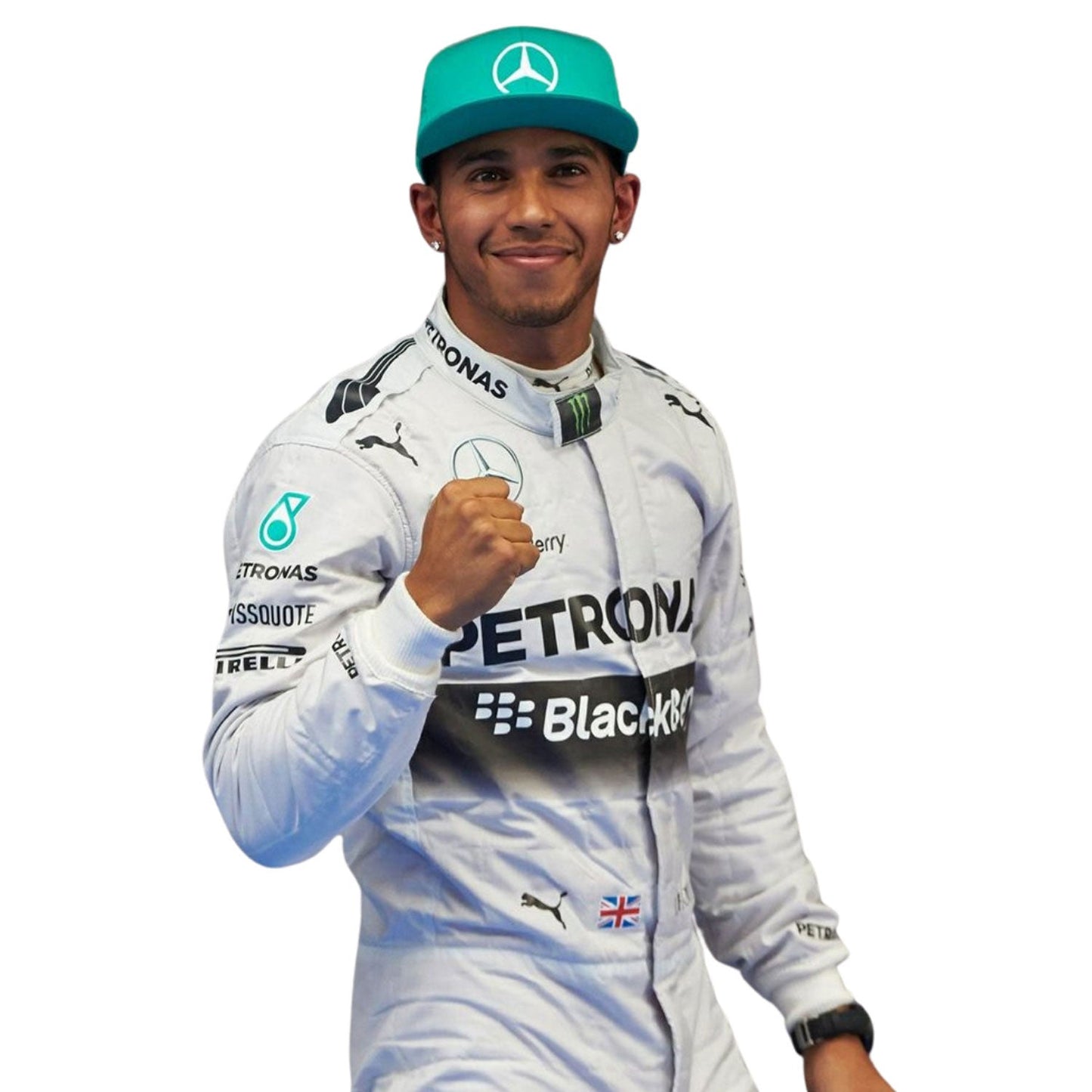 2014 Lewis Hamilton Racing Costume Team F1 Mercedes