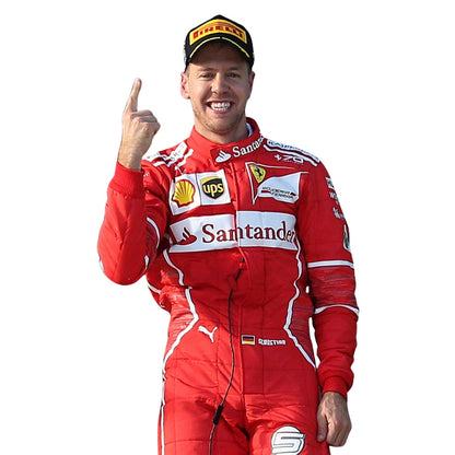 2017 Sebastian Vettel Racing Costume Team F1 Ferrari