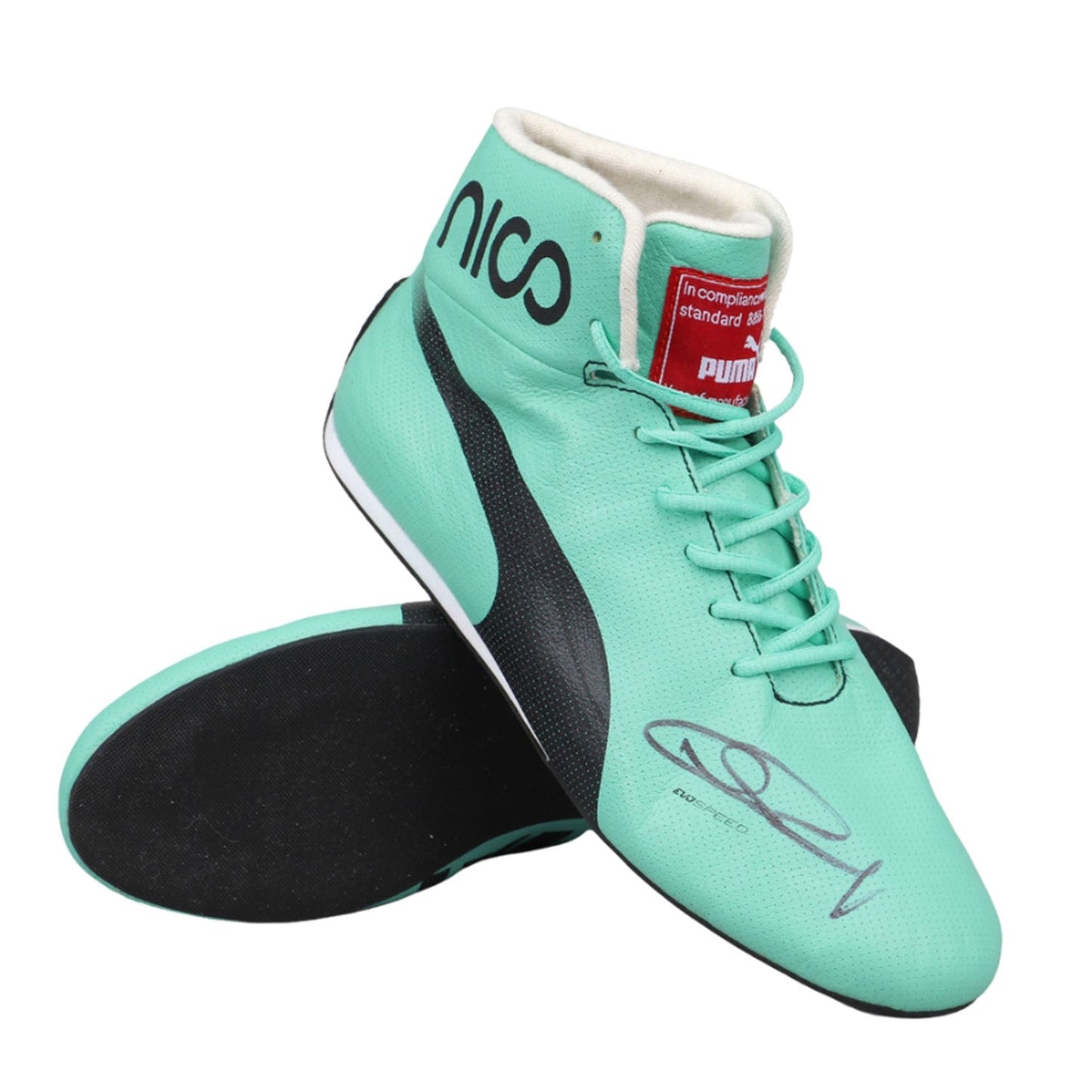 2017 Nico Rosberg Racing Shoes Team F1 Mercedes