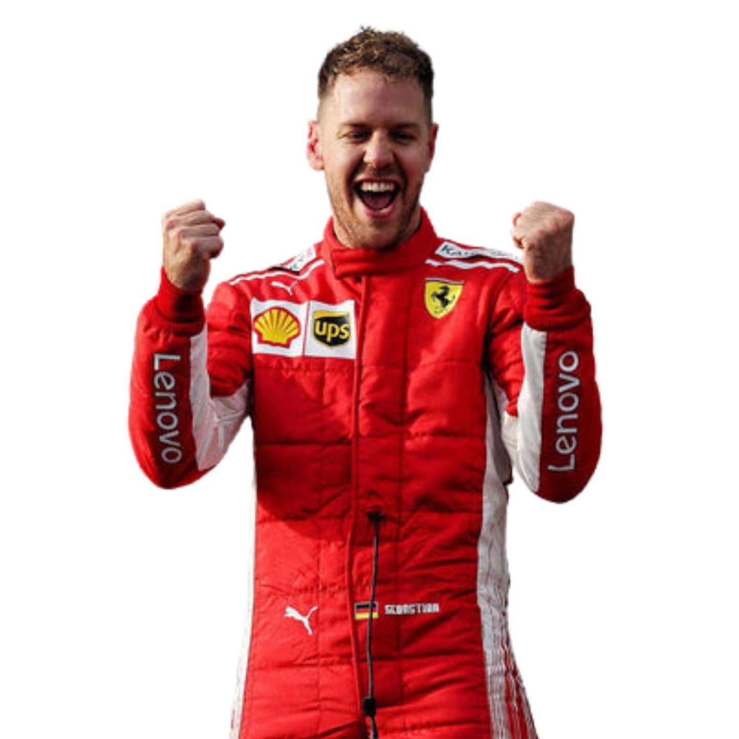 2018 Sebastian Vettel Racing Costume Team F1  Ferrari