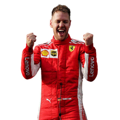 2018 Sebastian Vettel Racing Costume Team F1  Ferrari