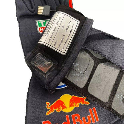 2018 Max Verstappen Racing Gloves Team F1 Red Bull