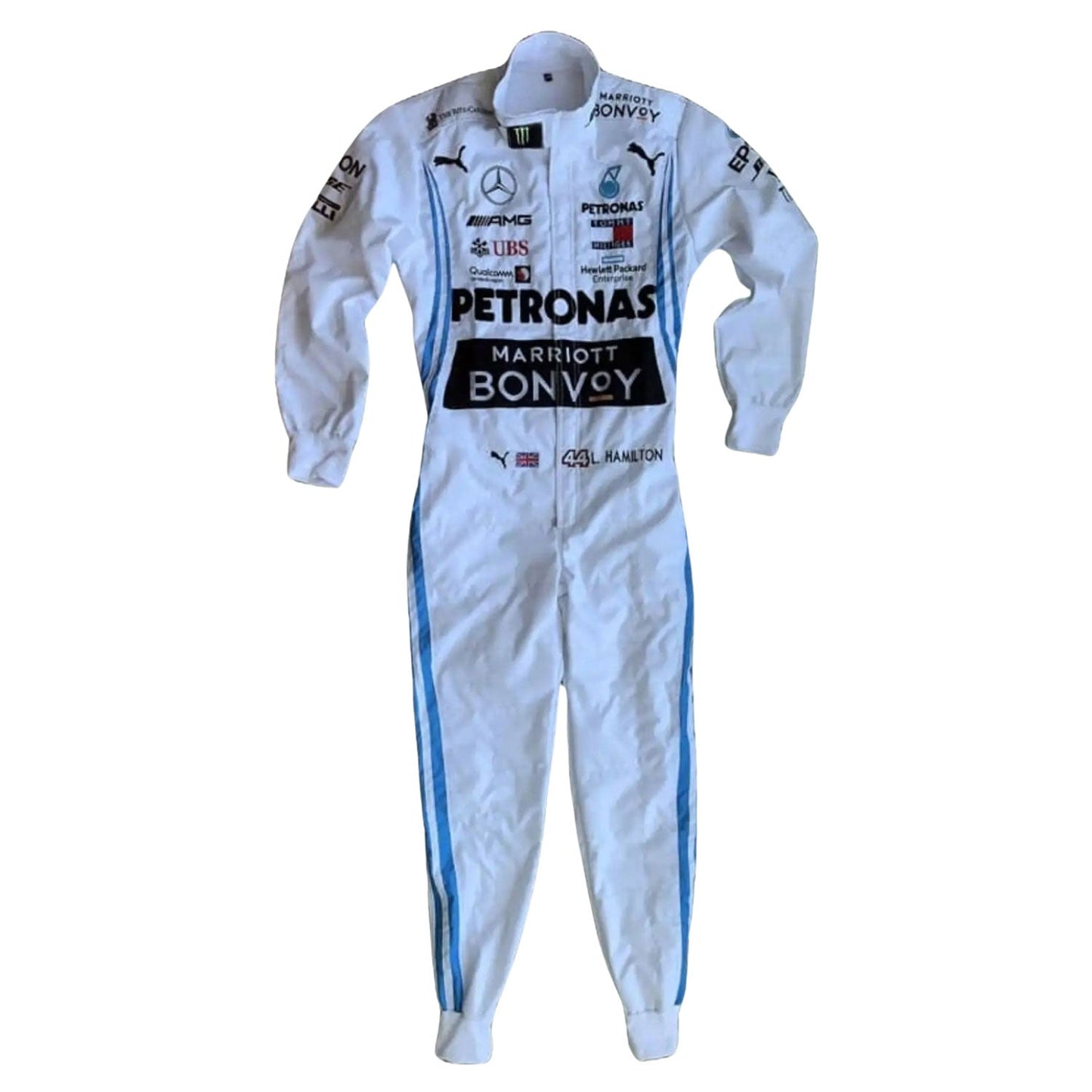 2019 Lewis Hamilton Racing Costume Team F1 Mercedes