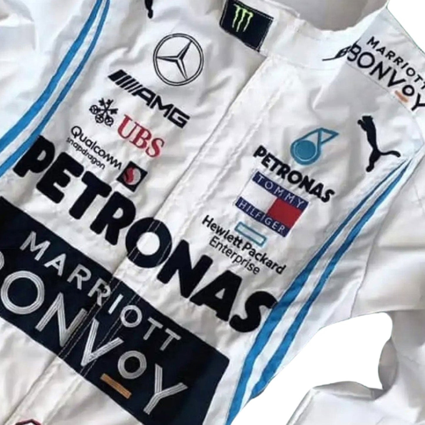 2019 Lewis Hamilton Racing Costume Team F1 Mercedes