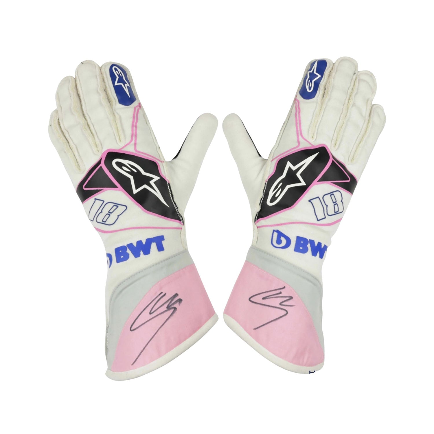 2019 Lance Stroll Racing Gloves Team F1 Racing Point Kartx Gear
