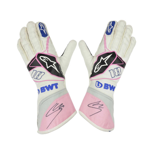 2019 Lance Stroll Racing Gloves Team F1 Racing Point Kartx Gear