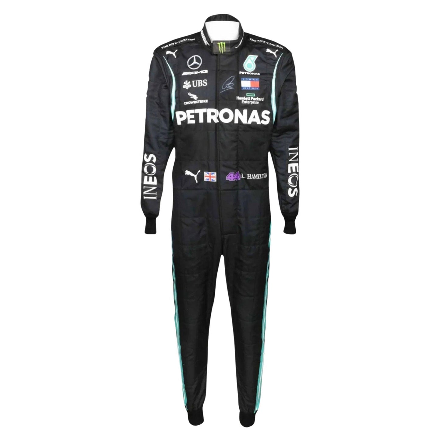 2020 Lewis Hamilton Racing Costume Team F1 Mercedes