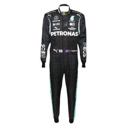 2020 Lewis Hamilton Racing Costume Team F1 Mercedes