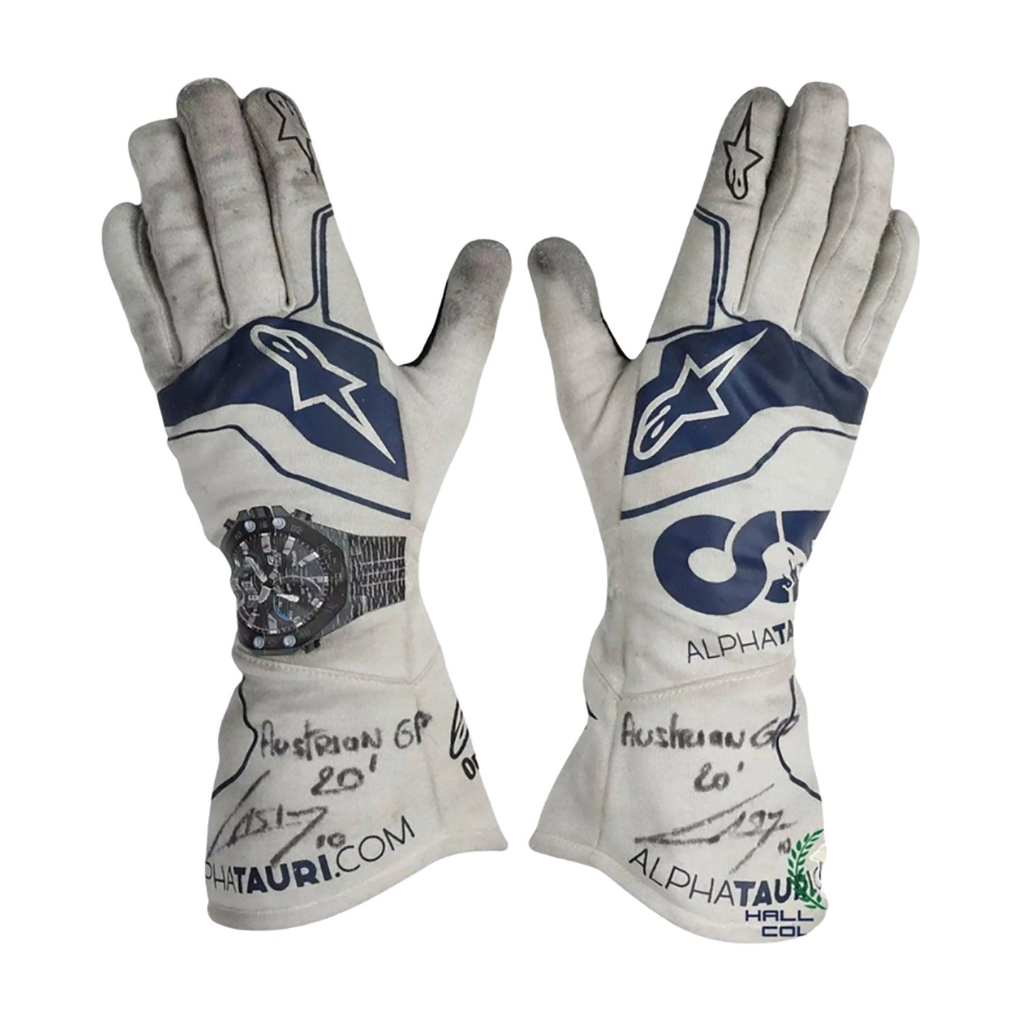 2020 Pierre Gasly Racing Gloves Team F1 AlphaTauri Kartx Gear