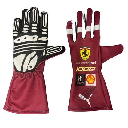 2020 Sebastian Vettel & Charles Leclerc 100GP Racing Gloves Team F1 Ferrari