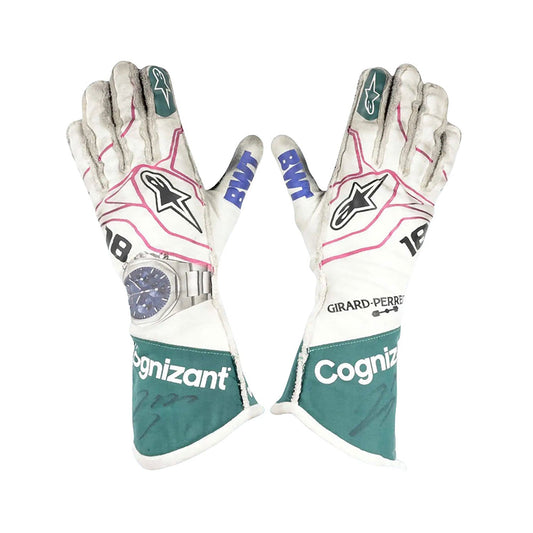 2021 Lance Stroll Racing Gloves Team F1 Aston Martin Kartx Gear