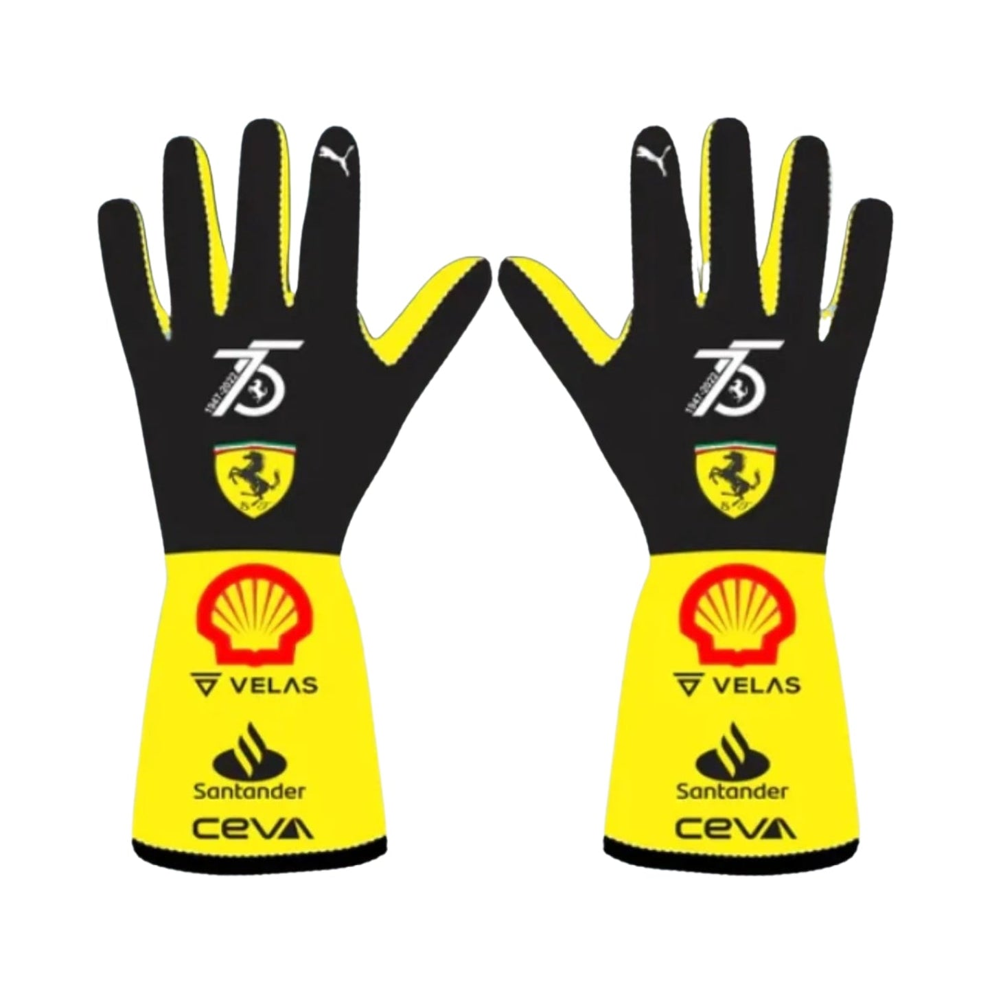 2022 Ferrari 75th Racing Gloves F1 Kartx Gear
