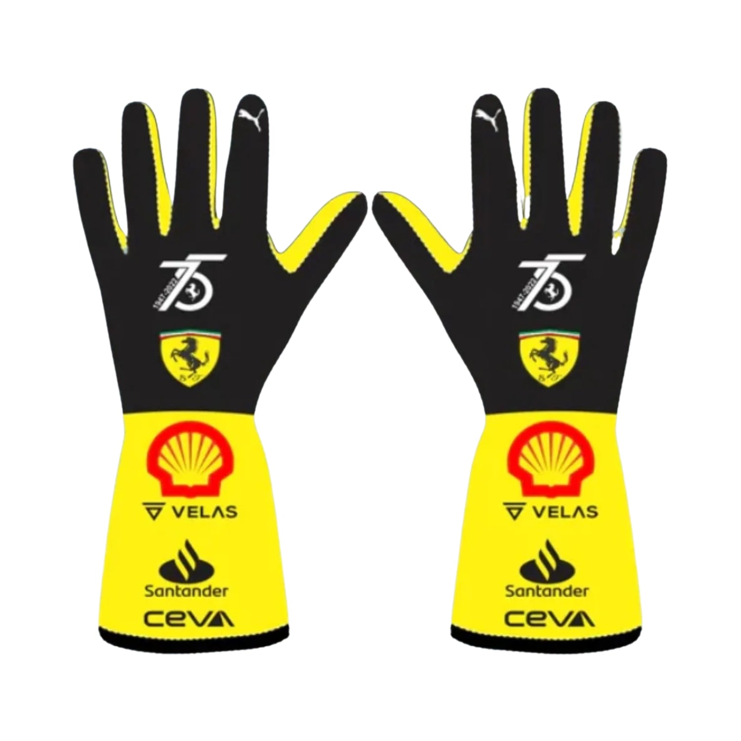 2022 Ferrari 75th Racing Gloves F1 Kartx Gear